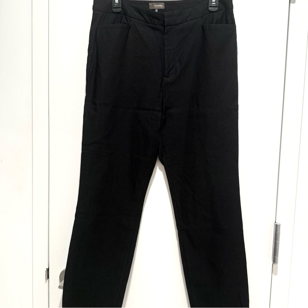 Crosby Women's Sleek Black Pants 12